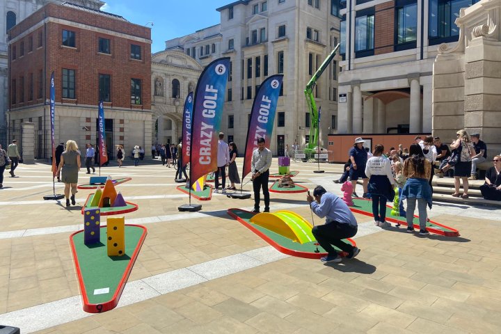 How Many Holes Does Our Crazy Golf Hire Have?