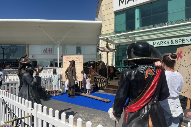 Pirate-themed Shopping Centre Activation Odin Events