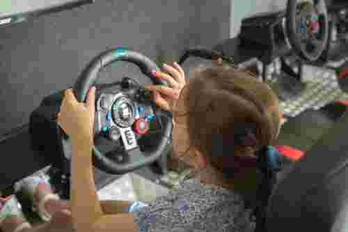 Car racing simulator