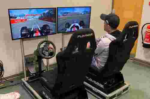 Formula 1 racing simulator