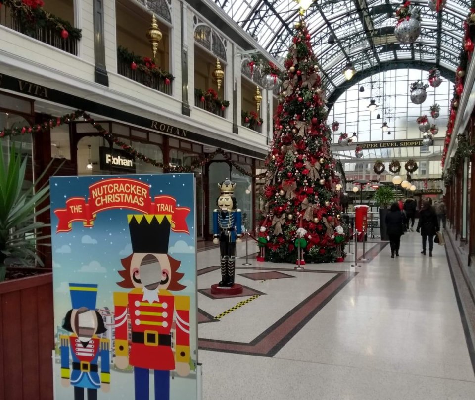 nutcracker trail in a town centre, Odin Events