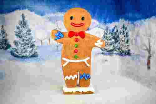 Gingerbread man prop 'papa'