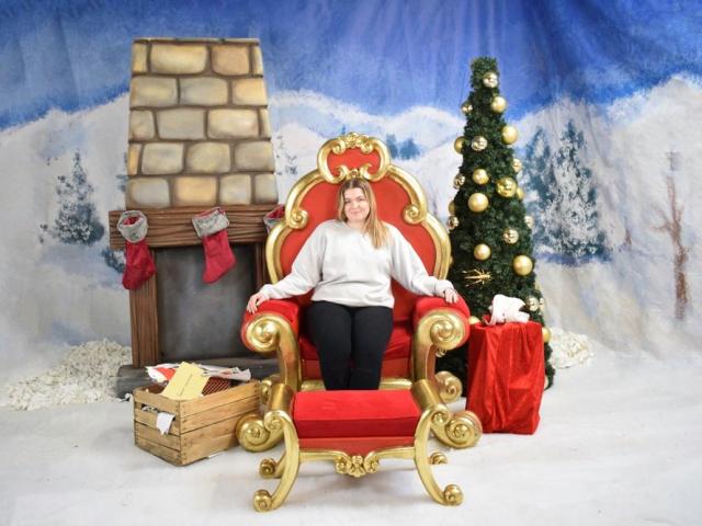 Santa's throne prop hire odin events